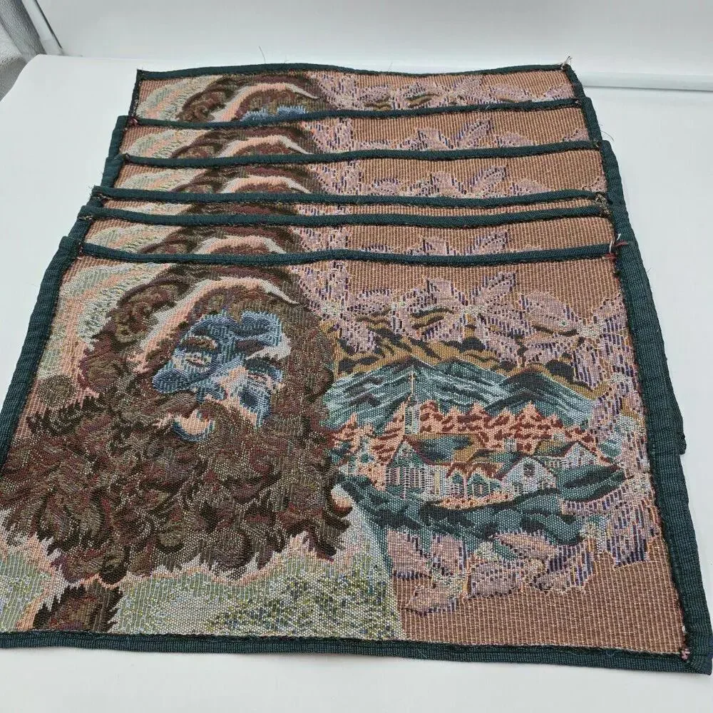 Vintage Santa 6 placemats‎
